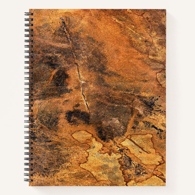 Granite Stone Muster Spiral Notebook Notizbuch (Vorderseite)