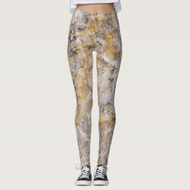 Granite Stone Pattern Leggings