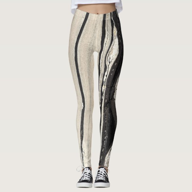 Granite Stone Pattern Leggings (Vorderseite)