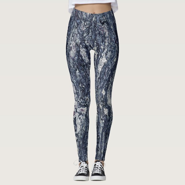 Granite Stone Pattern Leggings (Vorderseite)