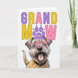 GranMAW Glen of Imaal DOG Großeltern Day Feiertagskarte