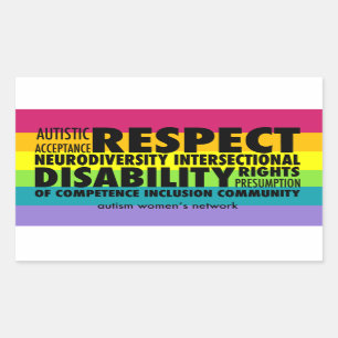 GRANNE Regenbogen-Stolz-Aufkleber Rechteckiger Aufkleber