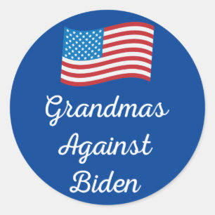 Grannies gegen den Biden Square Sticker