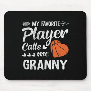 Granny Basketball Mein Lieblingsspieler nennt mich Mousepad
