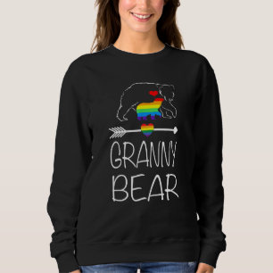 Granny Bear Proud Mama Regenbogen Flag Lgbt Pride Sweatshirt