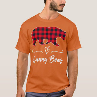 Granny Bear Red Buffalo Karo Kariert Fun Grandma G T-Shirt