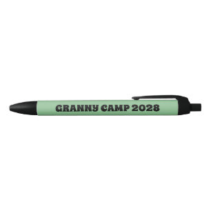 Granny Camp Retro Grüner Text Kugelschreiber