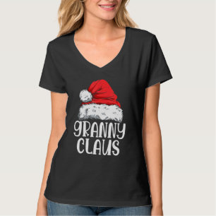 Granny Claus Christmas Pajama Familie Matching Xma T-Shirt
