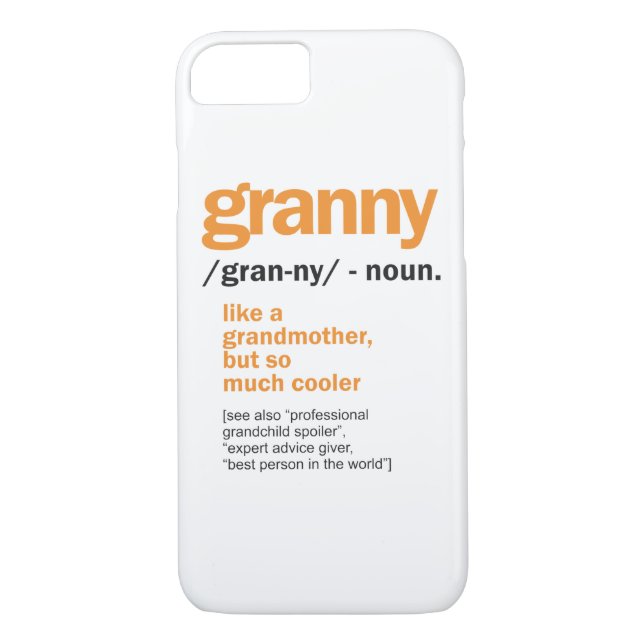 Granny Definition Großartiges Geschenk Case-Mate iPhone Hülle (Rückseite)