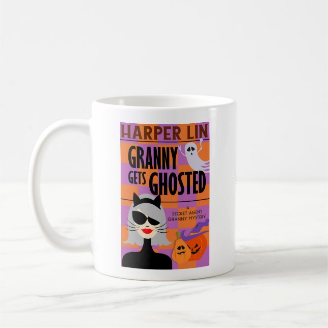 Granny Gets Ghosted von Harper Lin Buchcover Tasse (Links)