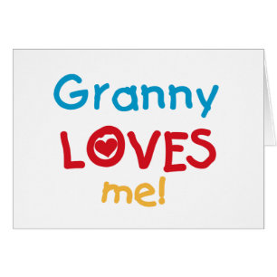 Granny Lieben Me Tshirts und Geschenke