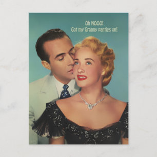 Granny Panties ~ Carte postale / Invitations