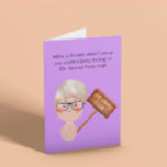 Granny Pants Funny Birthday Karte<br><div class="desc">Die lustige Geburtstagskarte für die Damen, die Nein sagen!</div>