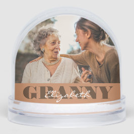 Granny Photo Keepsake Schneekugeln