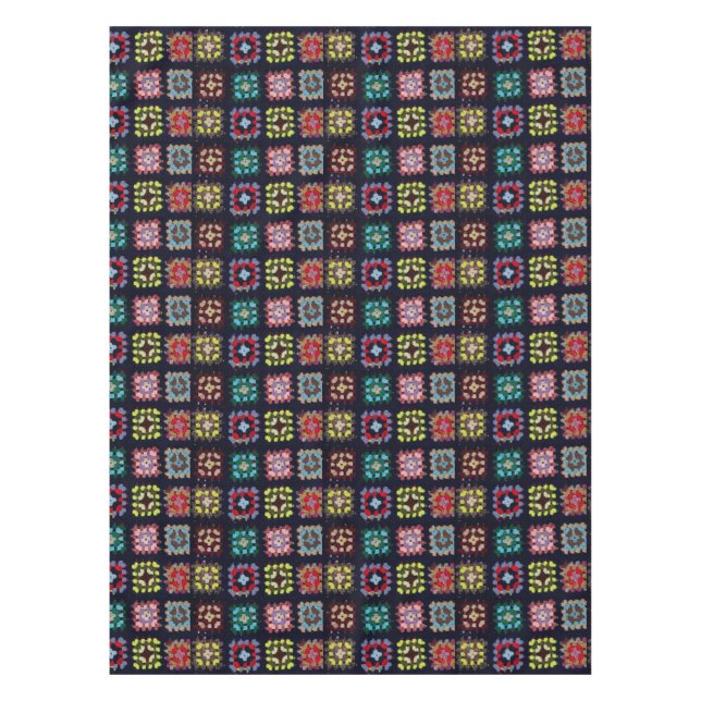 Granny Quadares Tischdecke (Vorderseite)