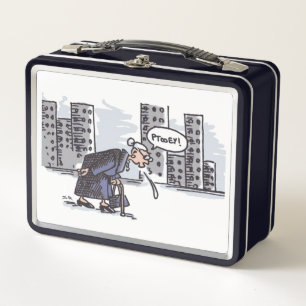 Granny Spitzen, schwarzer Lunchbox
