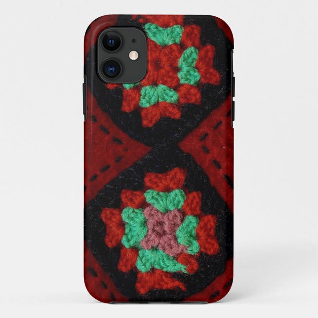 Granny Square iPhone5 Fall Case-Mate iPhone Hülle (Rückseite)