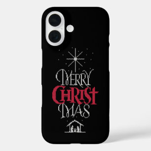 Granny Strick Christlich - Frohe Weihnachten - Jes iPhone 16 Hülle