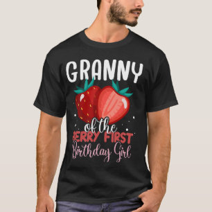 Granny The Berry First Birthday Girl Niedlich Fami T-Shirt