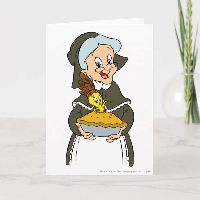 Granny und TWEETY™ Pie Karte (Vorderseite)