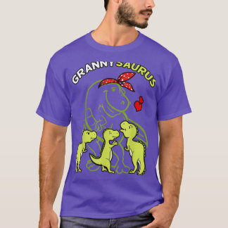 Grannysaurus Granny Tyrannosaurus Dinosaur Mütter T-Shirt