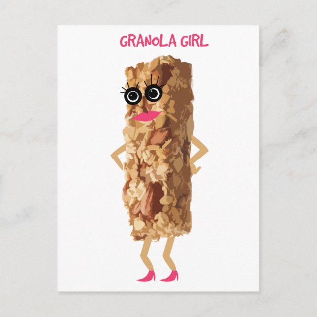 Granola Girl Postkarte (Vorderseite)