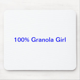 Granola-Mädchen-Mausunterlage 100% Mousepad