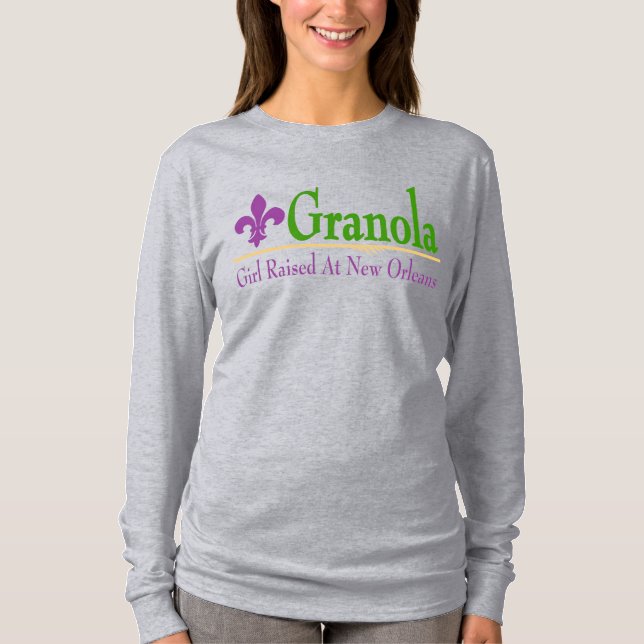 Granola : Une Fille Élevée Au T-shirt De La Nouvel (Devant)
