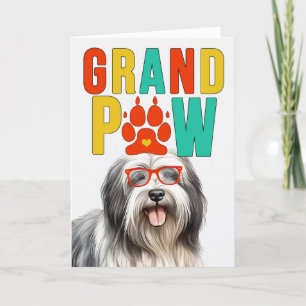 GranPAW Lowchen Dog Funny Grandeltern Day Feiertagskarte