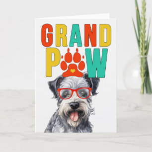 GranPAW Pumi Dog Funny Grandeltern Day Feiertagskarte