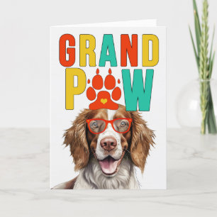 GranPAW Springer Spaniel Funny Grandeltern Day Feiertagskarte