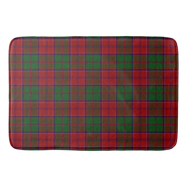 Grant Clan Family Tartan Scottish Kariert Badematte (Vorderseite)