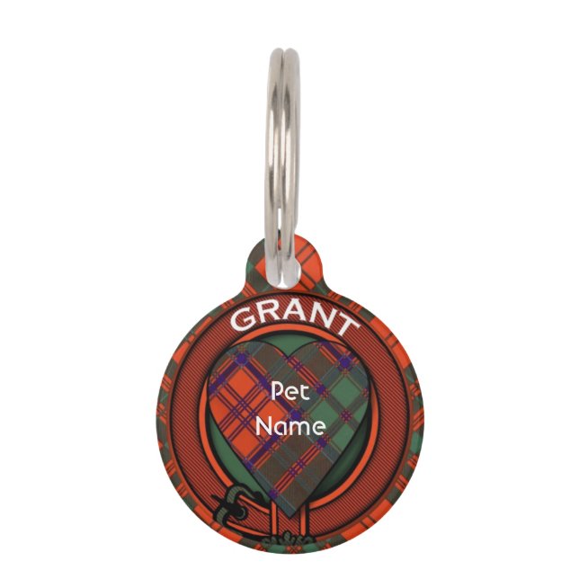 Grant-Clan karierter schottischer Tartan Tiermarke (Vorderseite)