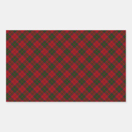 Grant Clan Tartan Designed Print Rechteckiger Aufkleber