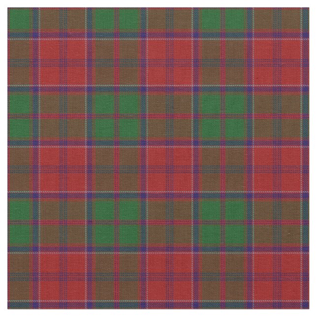 Grant Clan Tartan Kariert Stoff (Nahaufnahme)