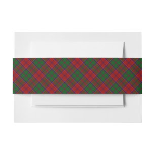 Grant Clan Tartan Schottischer Plaid Einladungsbanderole
