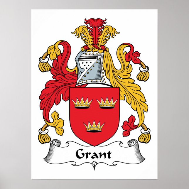 Grant Familienwappen Poster (Vorne)