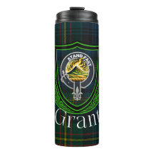 Grant schottischer Clan Tartan und Wappen