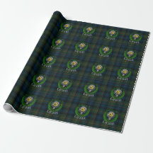 Grant-Schottischer-Clan-Tartan & -Wappen