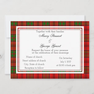 Grant Scottish Faire-part de mariage