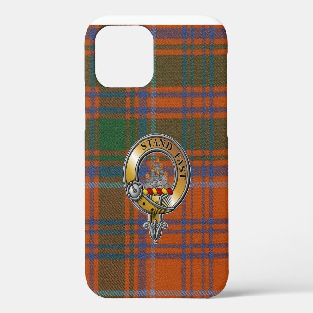 Grant Tartan & Abzeichen Case-Mate iPhone Hülle (Rückseite)