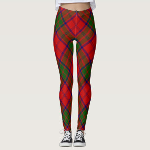 Grant tartan red green kariert leggings