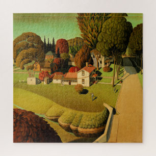 Grant Wood - Der Geburtsort von Herbert Hoover
