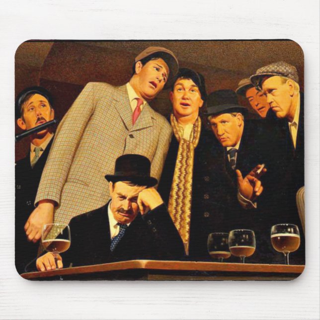 Grant Wood - Sentimental Ballad Mousepad (Vorne)