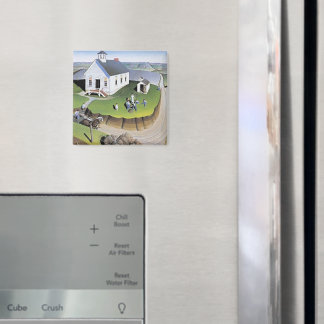 Grant Wood's Arbor Day artwork, Magnet