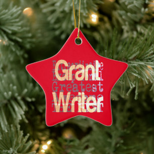 Grant Writer Außerordentliche Keramik Ornament