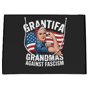 Grantifa Oma gegen Faschismus Kein König USA Große Geschenktüte