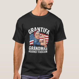 Grantifa Oma gegen Faschismus Kein König USA T-Shirt