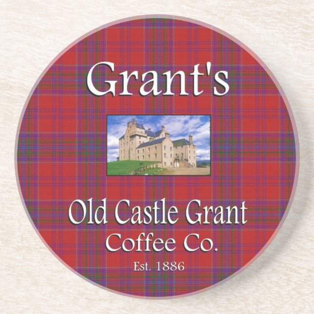 Grant's Old Castle Grant Coffee Co. Untersetzer (Vorne)