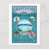 Grants Pass, OregonScenic Travel Poster